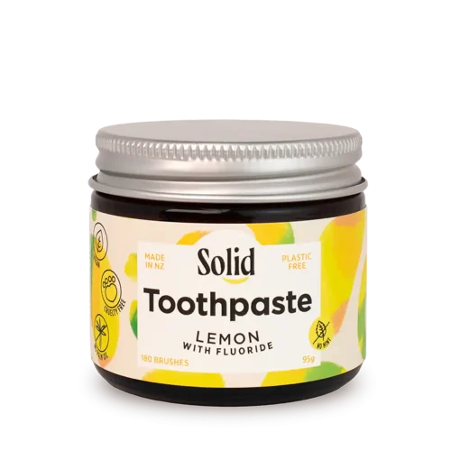 Lemon Toothpaste Jar