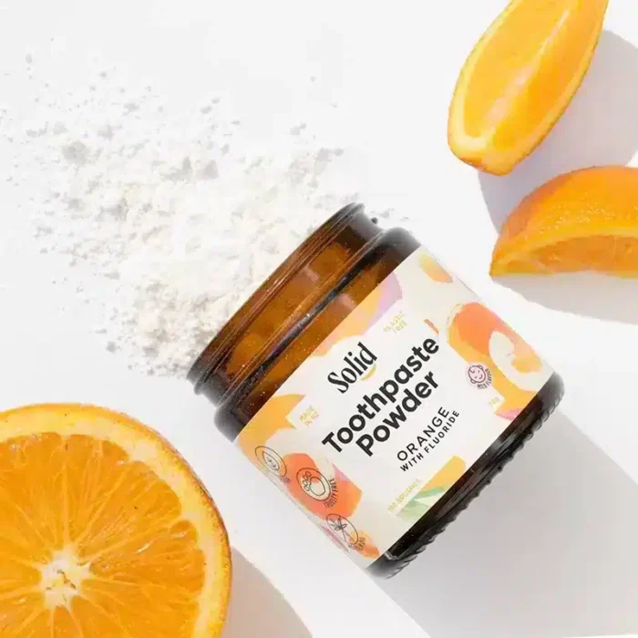 Orange Toothpaste Powder + Fluoride - Image 2