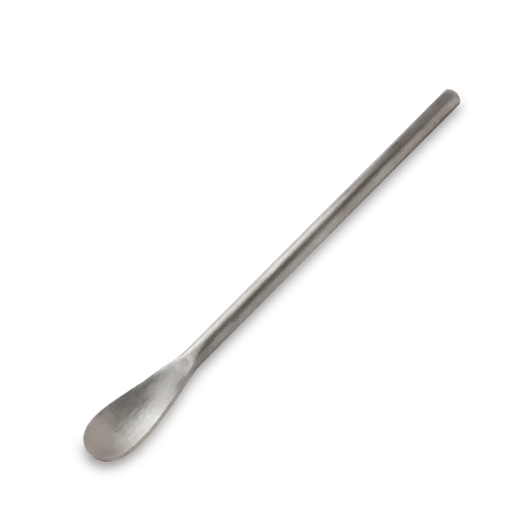 solid metal toothpaste scoop