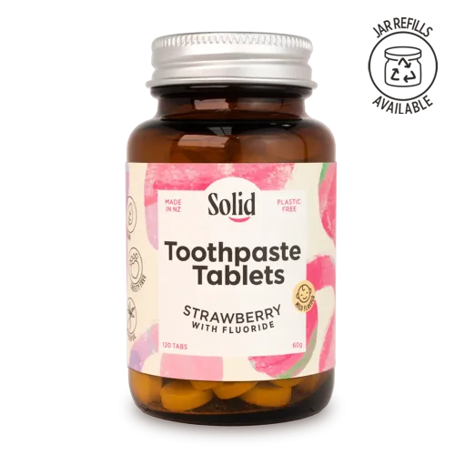 Strawberry Toothpaste Tablets + Fluoride