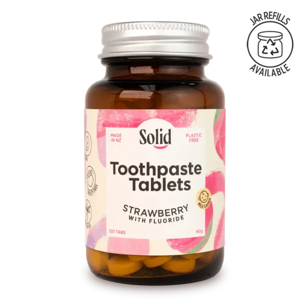 Strawberry Toothpaste Tablets + Fluoride
