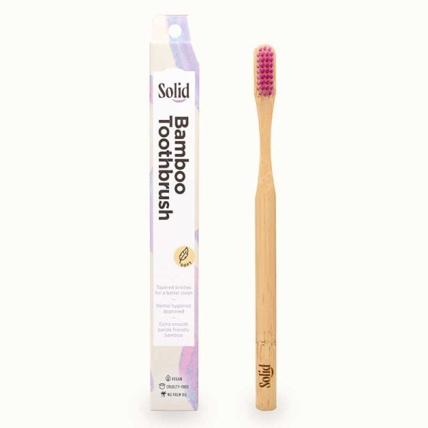 Solid Bamboo Toothbrush