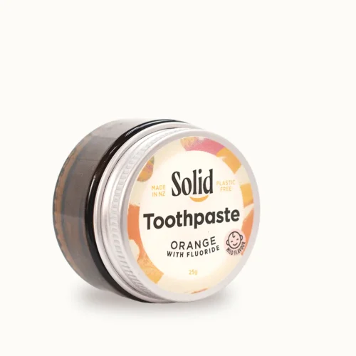 Orange Toothpaste Sample