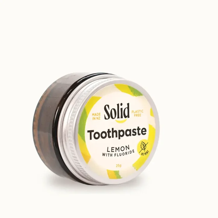 Lemon Toothpaste Jar Sample