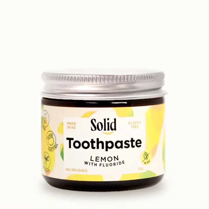 Lemon Toothpaste Jar
