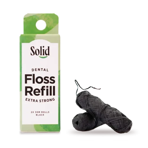 solid dental floss refill eco friendly refillable