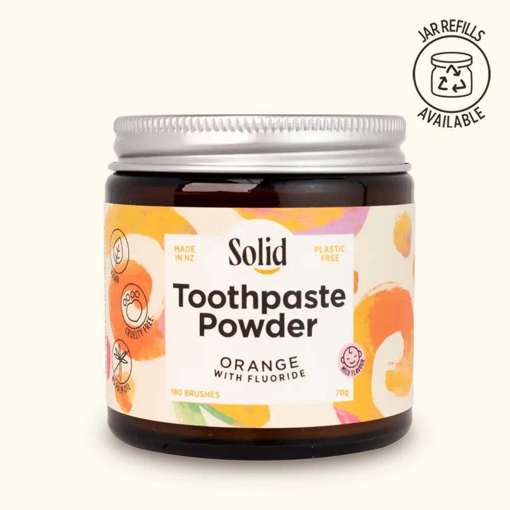 Orange Toothpaste Powder + Fluoride Orange Toothpaste Powder + Fluoride