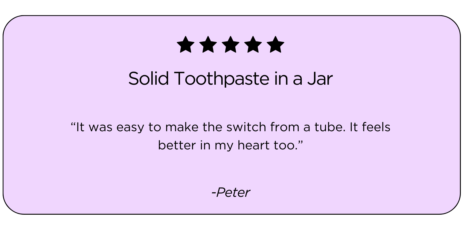 Sustainable & Plastic Free Toothpaste | Solid