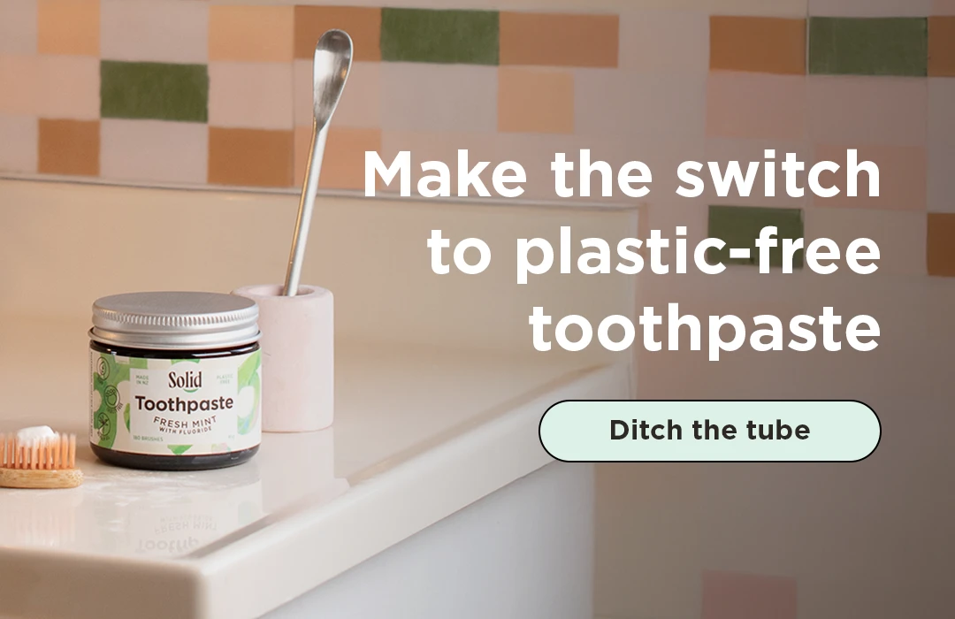 Make the switch to plastic-free toothpaste