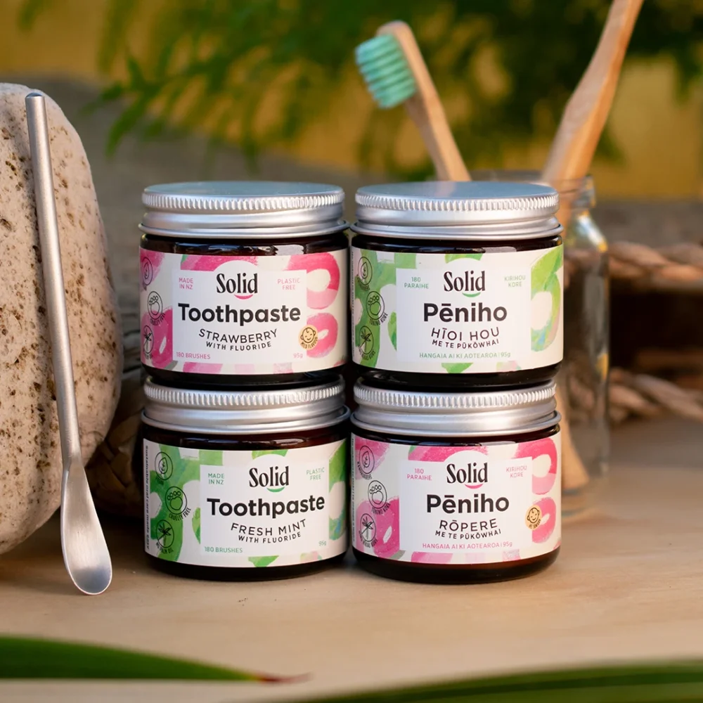 Our Values | Solid Oral Care Toothpaste, te Reo Māori labels