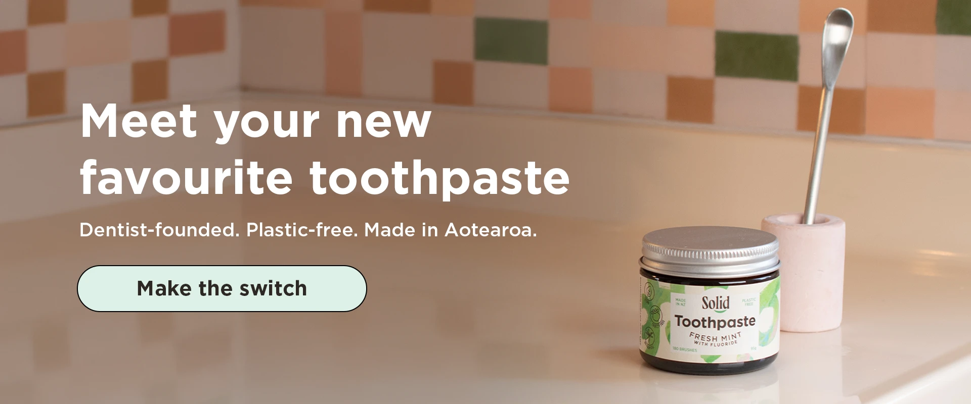Sustainable & Plastic Free Toothpaste | Solid homepagenz